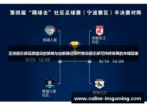 足球俱乐部品牌建设的策略与创新路径探析推动俱乐部可持续发展的关键因素